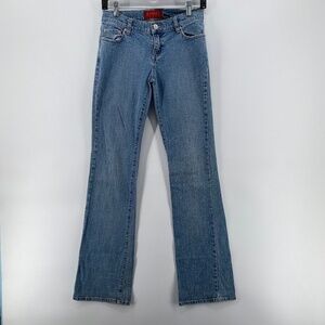 Buffalo David Bitton Jeans Women's Size 26 Boot Cut Washed Blue 5 Pocket